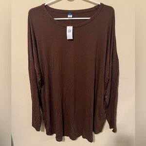 🆕Old Navy Chocolate Brown Luxe Tunic